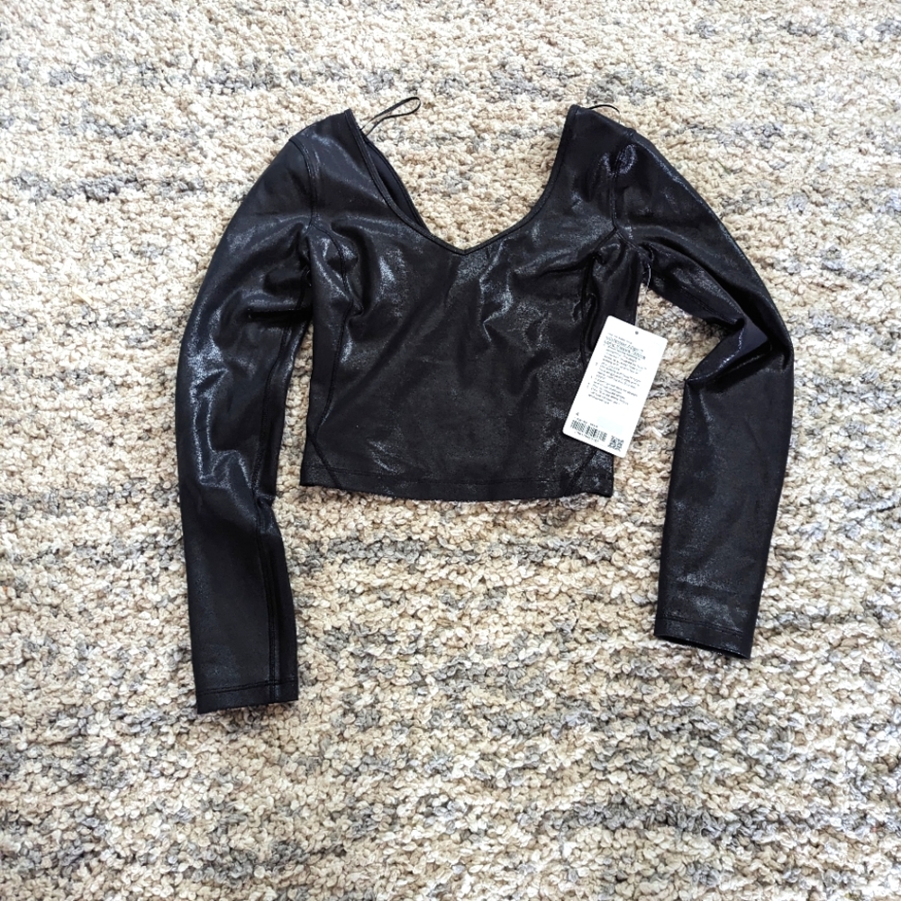 Lululemon align cropped long sleeve size 4